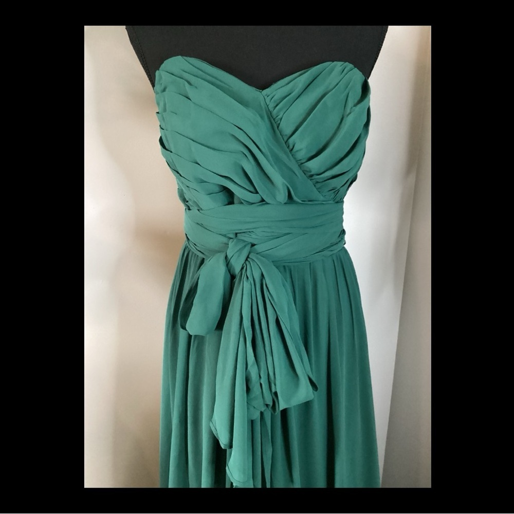 Plus Size Chic Strapless Green Gown Size 1X - Picture 7 of 9